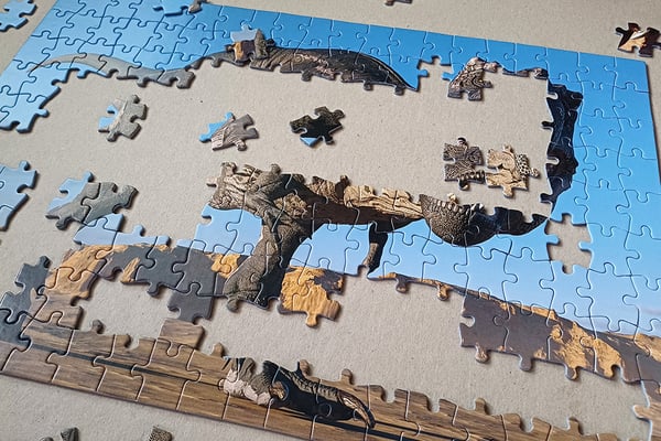 Tactic Puzzle Lovers Tyrannosaurus 200 pcs puzzle