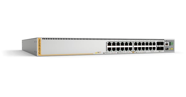 Allied Telesis AT-x530-28GPXm-50 hanterad L3 Gigabit Ethernet (10/100/1000) Strömförsörjning via Ethernet (PoE) stöd 1U Grå