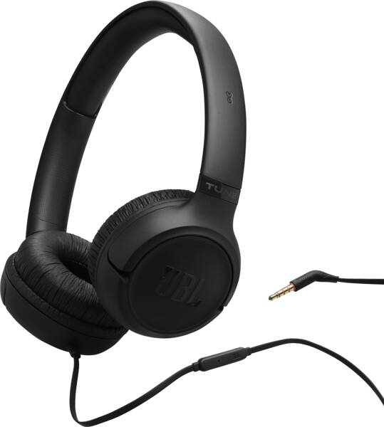 JBL Tune 530 Headset Ledningsført Musik/hverdag Sort