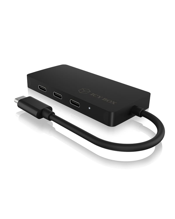 ICY BOX IB-HUB1429-CPD USB 3.2 Gen 2 (3.1 Gen 2) Type-C 10000 Mbit/s Svart