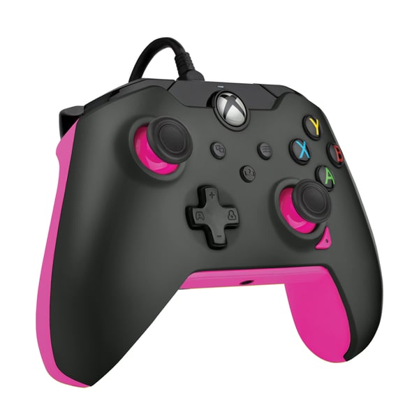 PDP Kontroller med kabel: Lunte sort Til Xbox Series X|S, Xbox One og Windows 10/11