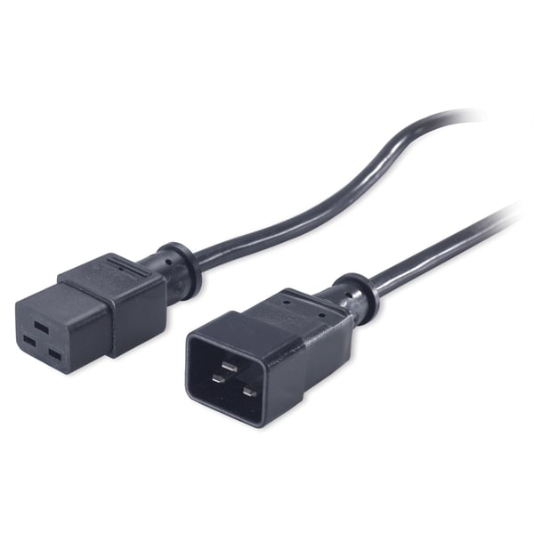 APC PWR Cord C19 - C20, 0.6 m Svart 0,6 m IEC C20 C20 coupler