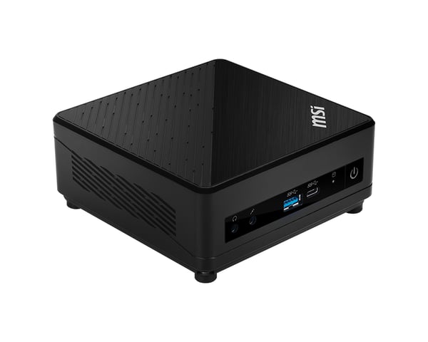 MSI Cubi 5 10M-048DE Intel® Core™ i5 i5-10210U 8 GB DDR4-SDRAM 256 GB SSD Windows 10 Pro Mini PC Mini-PC Svart