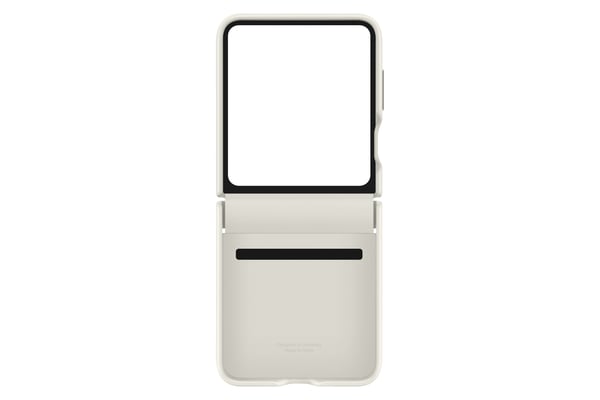 Samsung EF-VF731PUEGWW mobiltelefonfodral 17 cm (6.7") Mobilskal Gräddfärgad