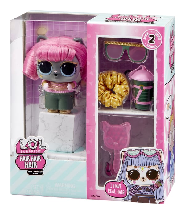 L.O.L. Surprise! Hair Hair Hair Pets Asst in PDQ