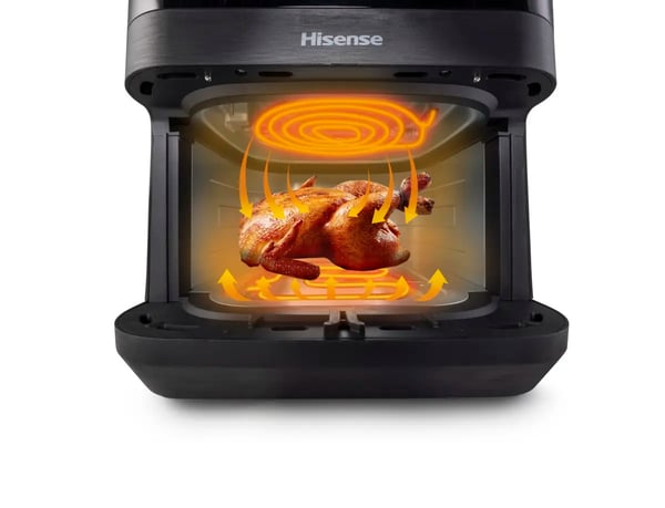 Hisense HAF2100DCD Yksi 7,7 L 2100 W Kuumakiertoilmakypsennin Musta