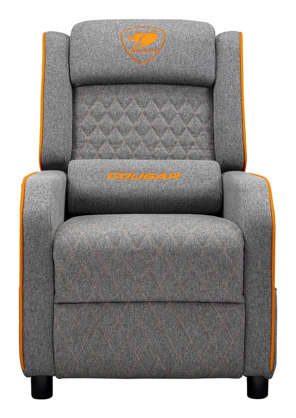 COUGAR Ranger One Spelfåtölj Stoppad och vadderad sits sits Grå, Orange