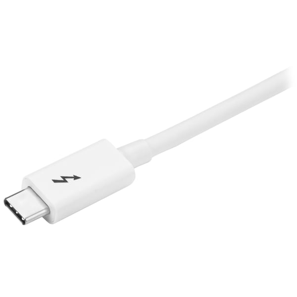 StarTech.com TBLT3MM2MW Thunderbolt kabel 2 m 20 Gbit/sek. Hvid