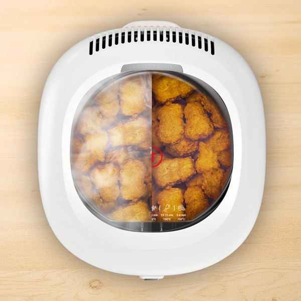 Tefal Filtra Vision FF2541E0 frituregryde Enkelt 2,1 L Enkeltstående 1900 W Hvid