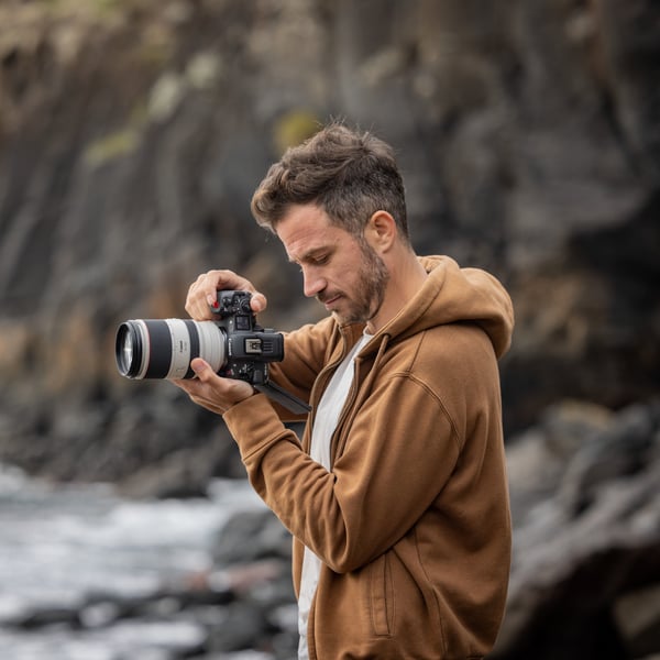 Canon EOS R5 C MILC-hus 45 MP CMOS 8192 x 5464 pixlar Svart