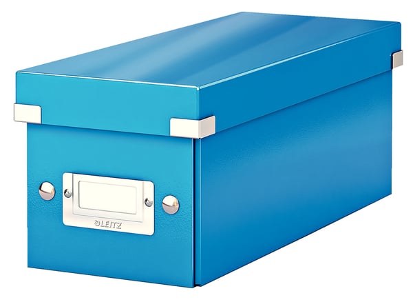 Leitz Click & Store WOW CD-opbevaringsboks, 84% recirkuleret karton