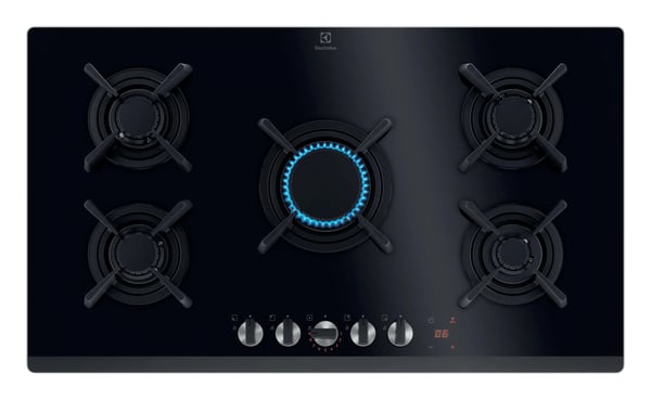 Electrolux KGG953753K Sort Indbygget 90 cm Gaskomfur 5 zone(s)
