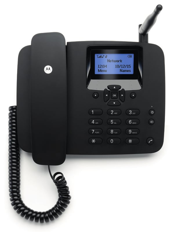 Motorola FW200L DECT telefon Nummervisning Sort