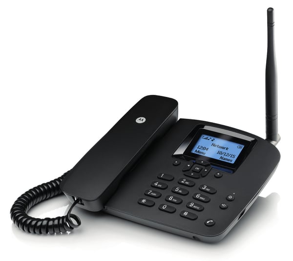 Motorola FW200L DECT telefon Nummervisning Sort
