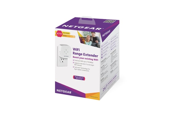 NETGEAR EX3110 Nätverkssändare och -mottagare Vit 10, 100, 300 Mbit/s