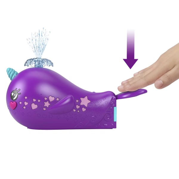 Polly Pocket SPARKLE COVE ADVENTURE NARWHAL ADVENTURER Boat Polly Pocket SPARKLE COVE ADVENTURE NARWHAL ADVENTURER Boat