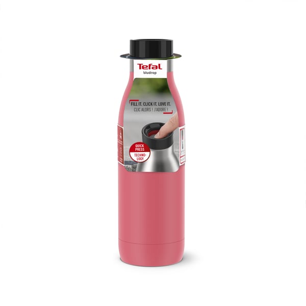 Tefal Bludrop Basic N31104 Päivittäinen käyttö 500 ml Ruostumaton teräs Koralli, Ruostumaton teräs