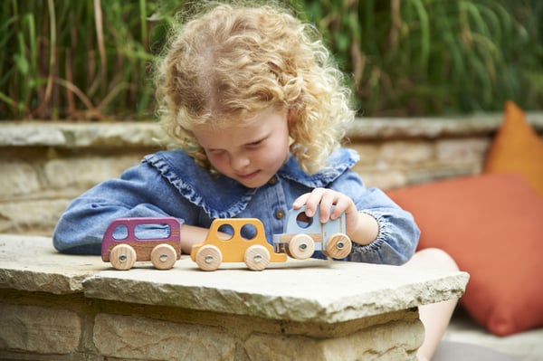 Tickit Rainbow Wooden Adventure Vehicles