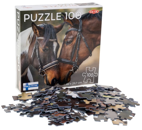 Tactic Puzzle Lovers Horses in Love 100 pcs puzzle