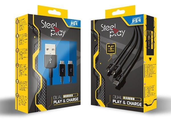 Steelplay JVAPS400040 tillbehör till spelkontroll Kabel till spelkontroll