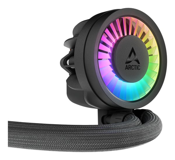 ARCTIC Liquid Freezer III Pro 240 A-RGB Suoritin All-in-one-nesteenjäähdytin 12 cm Musta, Valkoinen 1 kpl