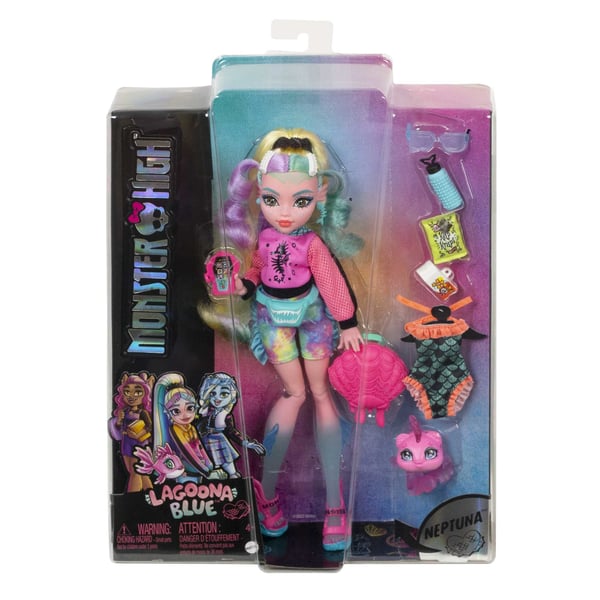 Monster High Monster High-dockor med kläder, husdjur och accessoarer