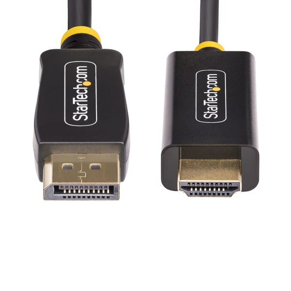 StarTech.com 2 m aktivt DisplayPort til HDMI-adapterkabel, 4K 60 Hz, HDR