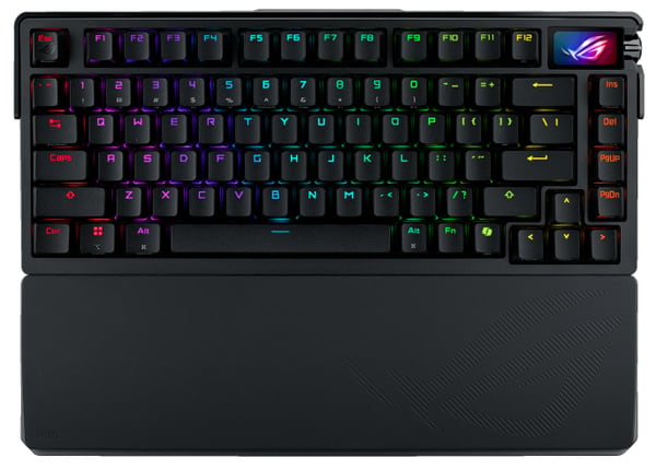 ASUS ROG Azoth Extreme tangentbord Spela USB + RF Wireless + Bluetooth QWERTY Engelsk Svart