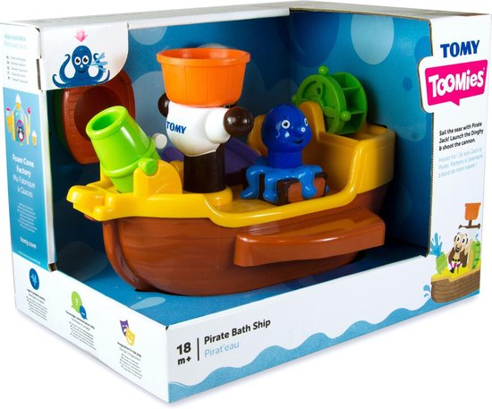 Tomy Toomies Pirate Bath Ship Badebåd Flerfarvet