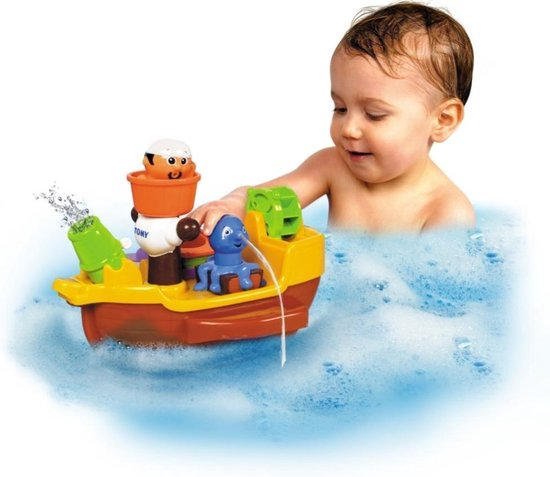 Tomy Toomies Pirate Bath Ship Badebåd Flerfarvet