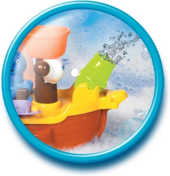 Tomy Toomies Pirate Bath Ship Badebåd Flerfarvet