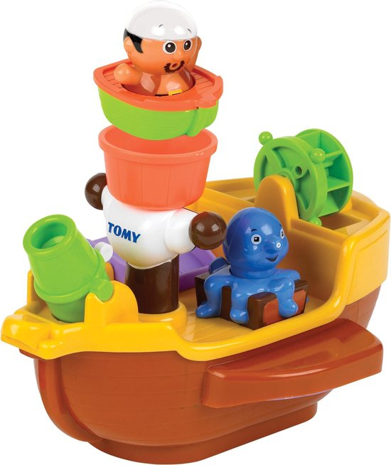 Tomy Toomies Pirate Bath Ship Badebåd Flerfarvet