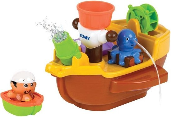 Tomy Toomies Pirate Bath Ship Badebåd Flerfarvet