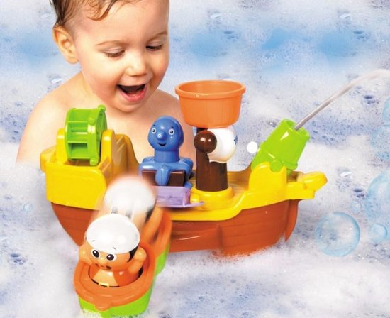 Tomy Toomies Pirate Bath Ship Badebåd Flerfarvet