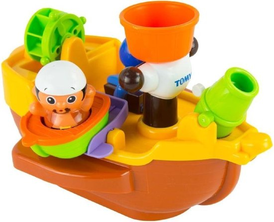 Tomy Toomies Pirate Bath Ship Badebåd Flerfarvet