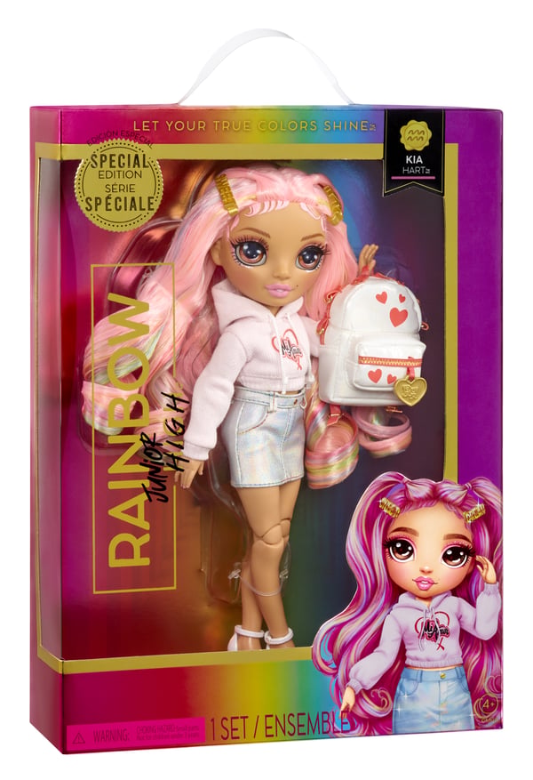 Rainbow High Junior High Special Edition Doll- Kia Hart (Pink)