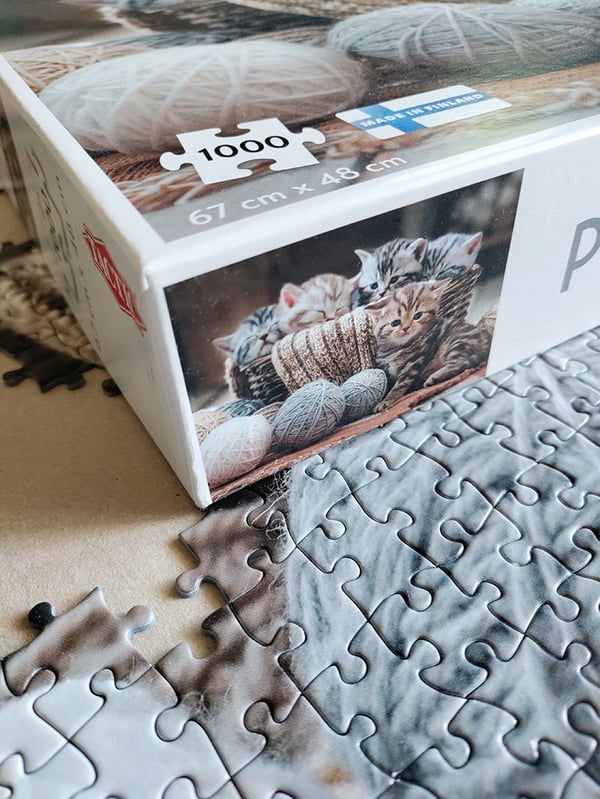 Tactic Cute Kittens 1000 pcs Puslespil 1000 stk Dyr