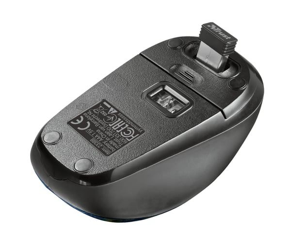 Trust Yvi datormöss Kontor Ambidextrous RF Trådlös Optisk 1600 DPI