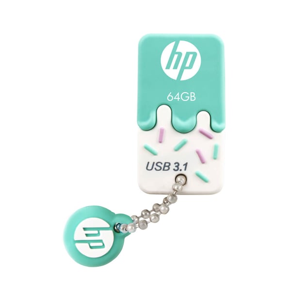 HP x778w USB-nøgle 64 GB USB Type-A 3.2 Gen 1 (3.1 Gen 1) Grøn, Hvid