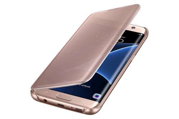 Samsung EF-ZG935 mobiltelefonfodral Mobilskal Pink gold