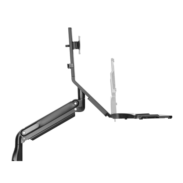 InLine 23174A skærmbeslag og -stativer 43,2 cm (17") Skrivebord Sort