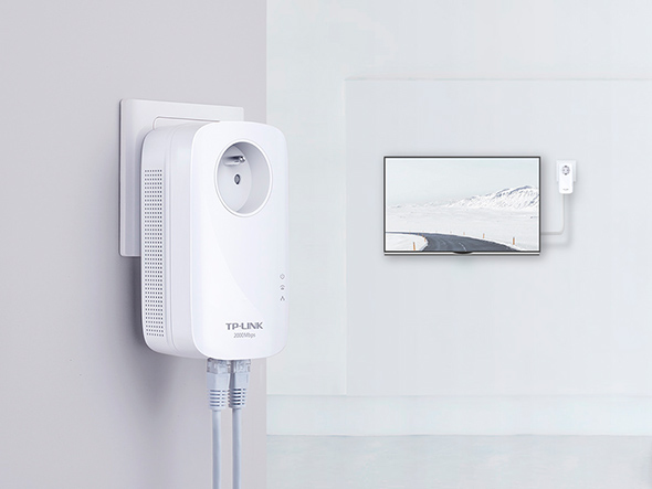 TP-Link AV2000 2000 Mbit/s Nätverksansluten (Ethernet) Vit 2 styck