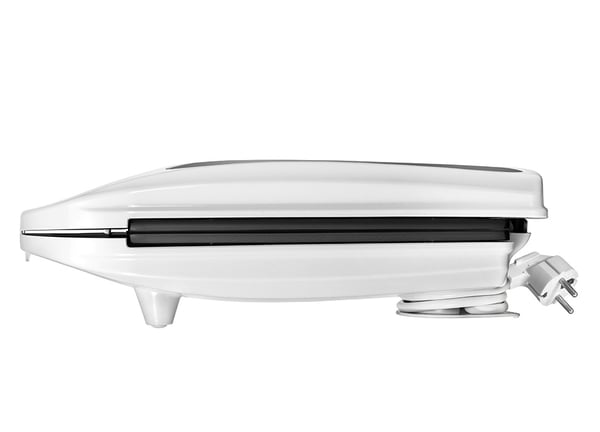 Unold 48480 smörgåsgrill 1100 W Rostfritt stål, Vit