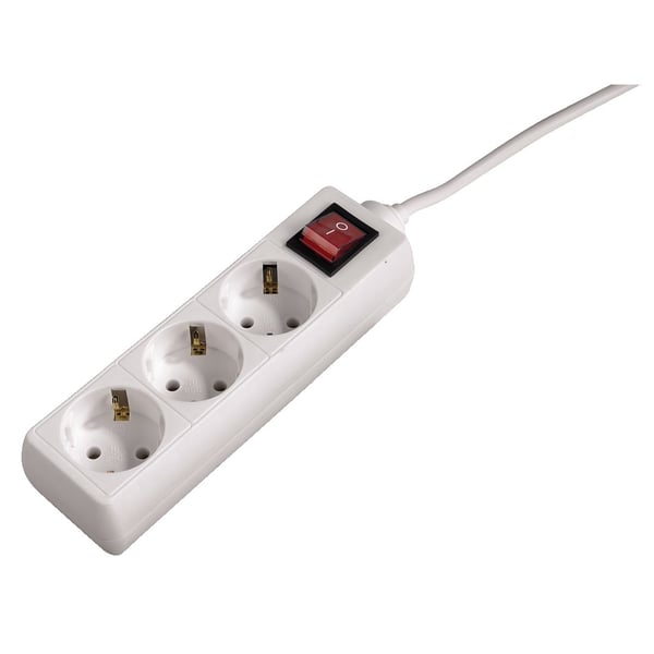 Hama 69030382 stikdåse 3 AC stikkontakt(er) Indendørs Hvid