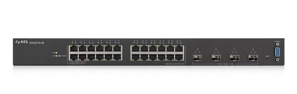 Zyxel XGS2210-28 Administreret L2 Gigabit Ethernet (10/100/1000) 1U Sort