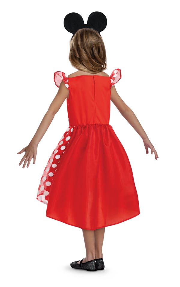 Disguise Disney Minnie Mouse Red Naamiaisasu Lapsi Naaras Halloween