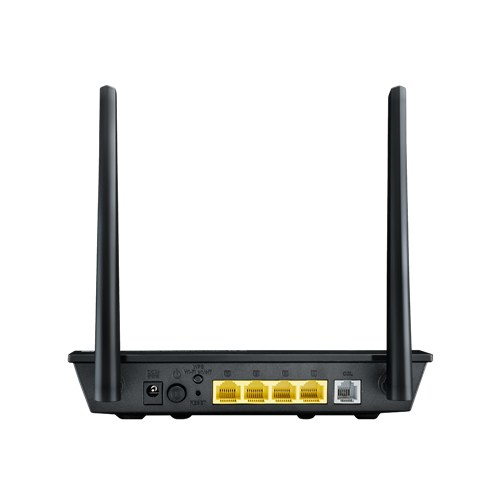 ASUS DSL-N16 trådløs router Hurtigt ethernet Enkelt band (2,4 GHz) Sort