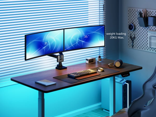 Equip 650182 monitorin kiinnike ja jalusta 88,9 cm (35") Vastaanotto Musta
