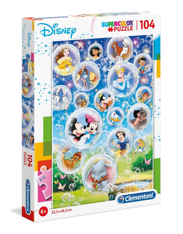 Clementoni Disney Classic Pussel 104 styck Tecknade serier