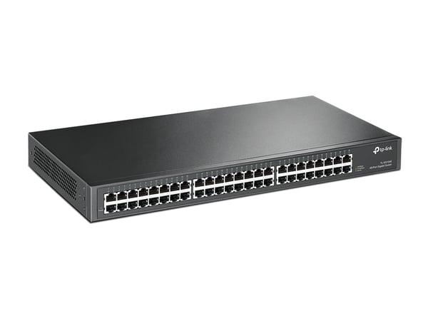 TP-Link TL-SG1048 nätverksswitchar Ohanterad Gigabit Ethernet (10/100/1000) 1U Svart